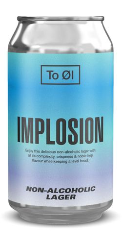 To Øl, Implosion Lager - Bedst før: 20.11.2025
