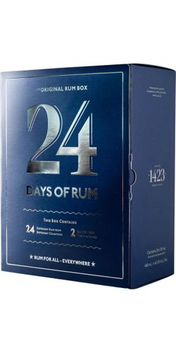 Rom Julekalender - 24 Days of Rum 2023, Blå Edition