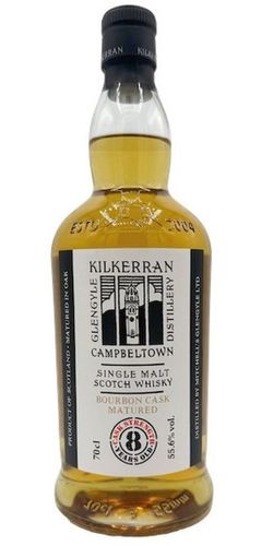 Kilkerran 8 års cask strenght Bourbon cask