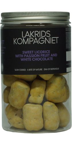 Lakrids Kompagniet, Sød Lakrids med Passionsfrugt 260 g.