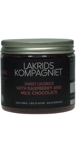 Lakrids Kompagniet, Sød Lakrids med Hindbær 130 g.