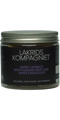 Lakrids Kompagniet, Sød Lakrids med Passionsfrugt 130 g.
