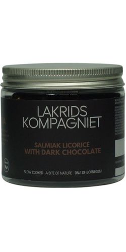 Lakrids Kompagniet, Salmiak Lakrids Mørk chokolade 130 g. - Bedst før: 26.12.2025