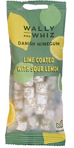 Wally & Whiz, Lime med sur citron - 57g pose