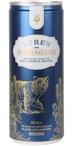 Lyre's Alkoholfri, American Malt & Cola Dåse
