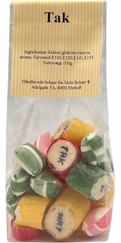 Mols Bolsjer, Tak