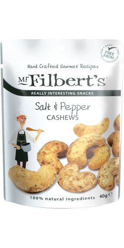 Mr. Filbert's, Pocket Snack Salt & Pepper Cashews
