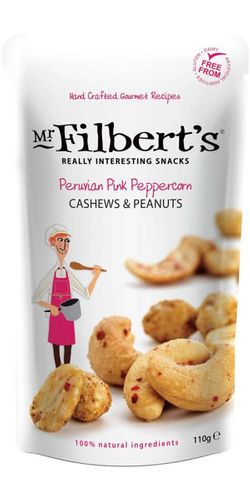 Mr. Filbert's, Peruvian Pink Pepper Cashews & Peanuts