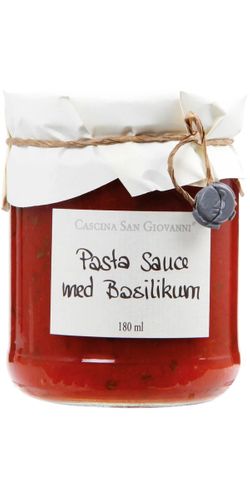 Cascina San Giovanni, Pastasauce m. Basilikum - 180 ml