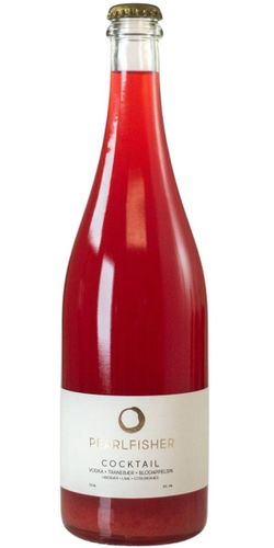 Pearlfisher Cocktail med Vodka, Tranebær, Blodappelsin, Hindbær