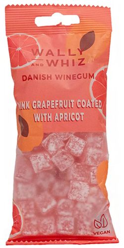 Wally & Whiz, Pink grapefrugt med abrikos - 57g pose