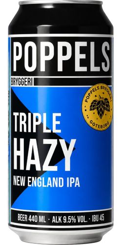 Poppels, Triple Hazy - BEDST FØR: 15.09.2026