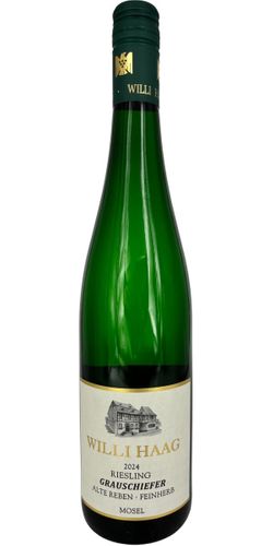 Willi Haag, Alte Reben Mosel Riesling Grauschiefer Feinherb 2024