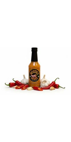 Hostile Hot Sauce, Roasted Garlic