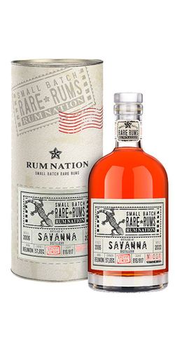 Rum Nation, Rare Rums, Savanna Trad. 2006-22 Sherry Finish