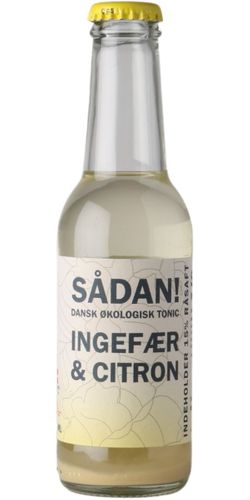 Sådan! Ingefær & Citron Økologisk Tonic