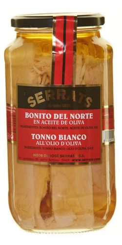 Serrats Tun i glas med olivenolie 190 g.