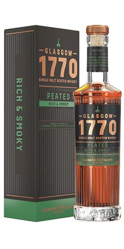 Glasgow Single Malt Peated Rich & Smoky 70 cl.