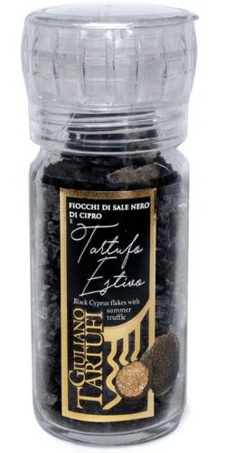Guiliano Tartufi, Sort flage salt med sommer trøfler skiver 5 % 