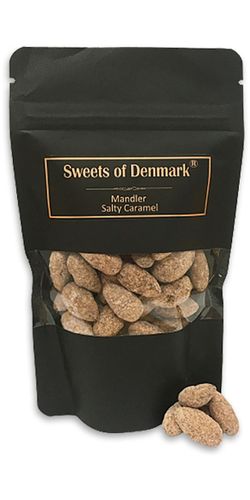 Sweets of Denmark - Salty Caramel Mandler i pose