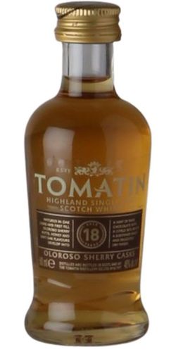 Tomatin 18 år Single Highland Malt Scotch Whisky 5 cl