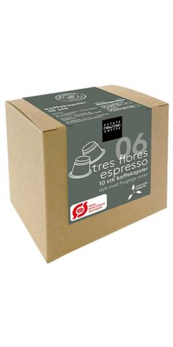 Estate Coffee kapsler - Tres Flores Espresso 10 stk.
