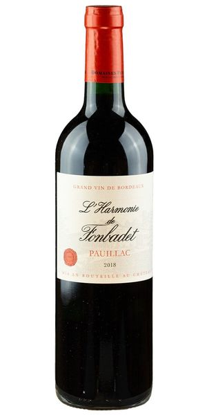 Chateau Fonbadet, L'Harmonie de Fonbadet Pauillac 2018