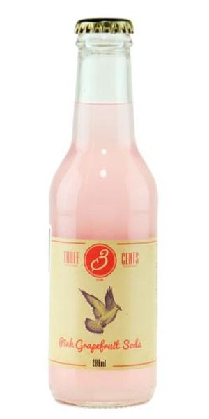 Three Cents Pink Grapefruit Soda 20 cl