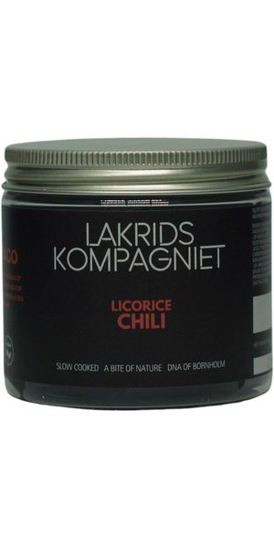 Lakrids Kompagniet, Salmiak Lakrids med Chili 120 g.