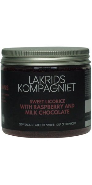 Lakrids Kompagniet, Sød Lakrids med Hindbær 130 g.