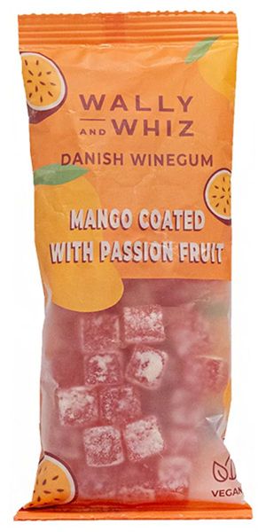 Wally & Whiz, Mango med passionsfrugt - 57g pose