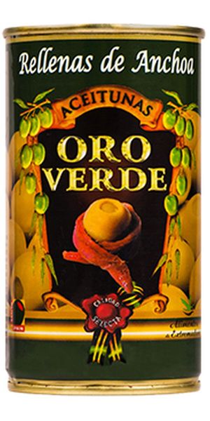 ORO VERDE Oliven m/Ansjos-Puré