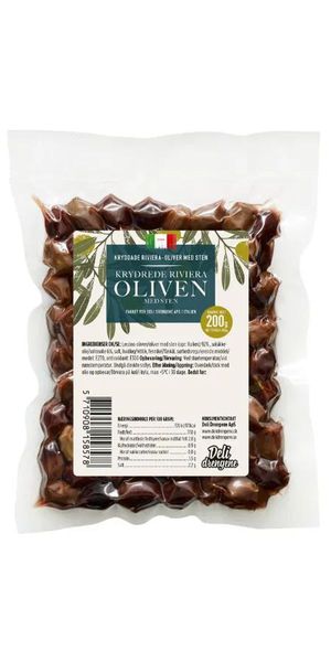 Riviera Krydrede oliven (Vacuum) 200g 