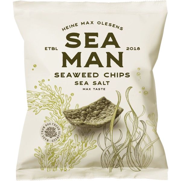 Sea Man Chips Sea Salt 75G